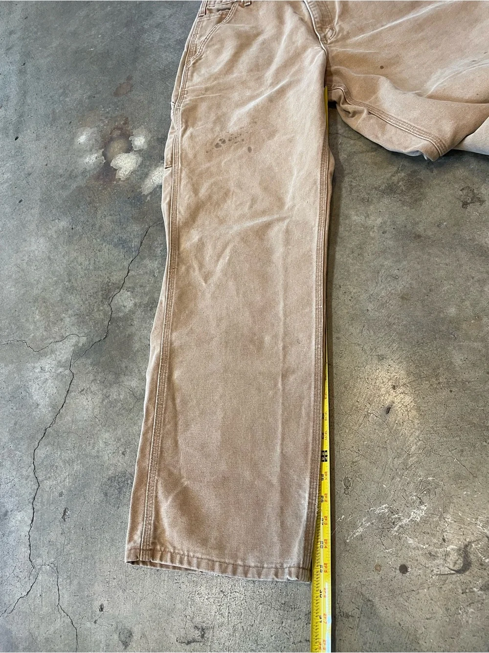 Vintage Carhartt B11 BRN Dungaree Fit Carpenter Pants